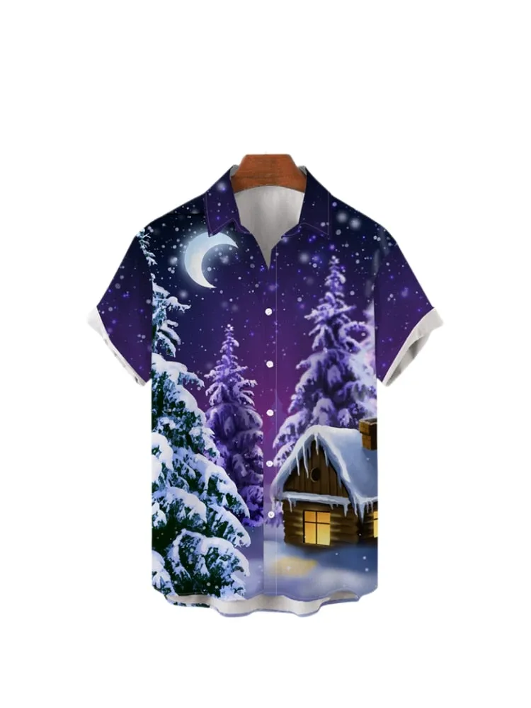 Ashore Shop Summer Mens Stripe Floral Printed Clothing Fashion 2023 Short Sleeve Male  Dazn Tops
