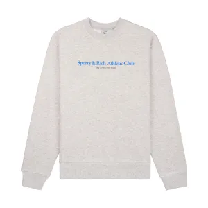 Athletic Club Crewneck Sweatshirt 'Heather Grey'