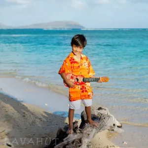 Aurora Orange Hawaiian Boy Shirt