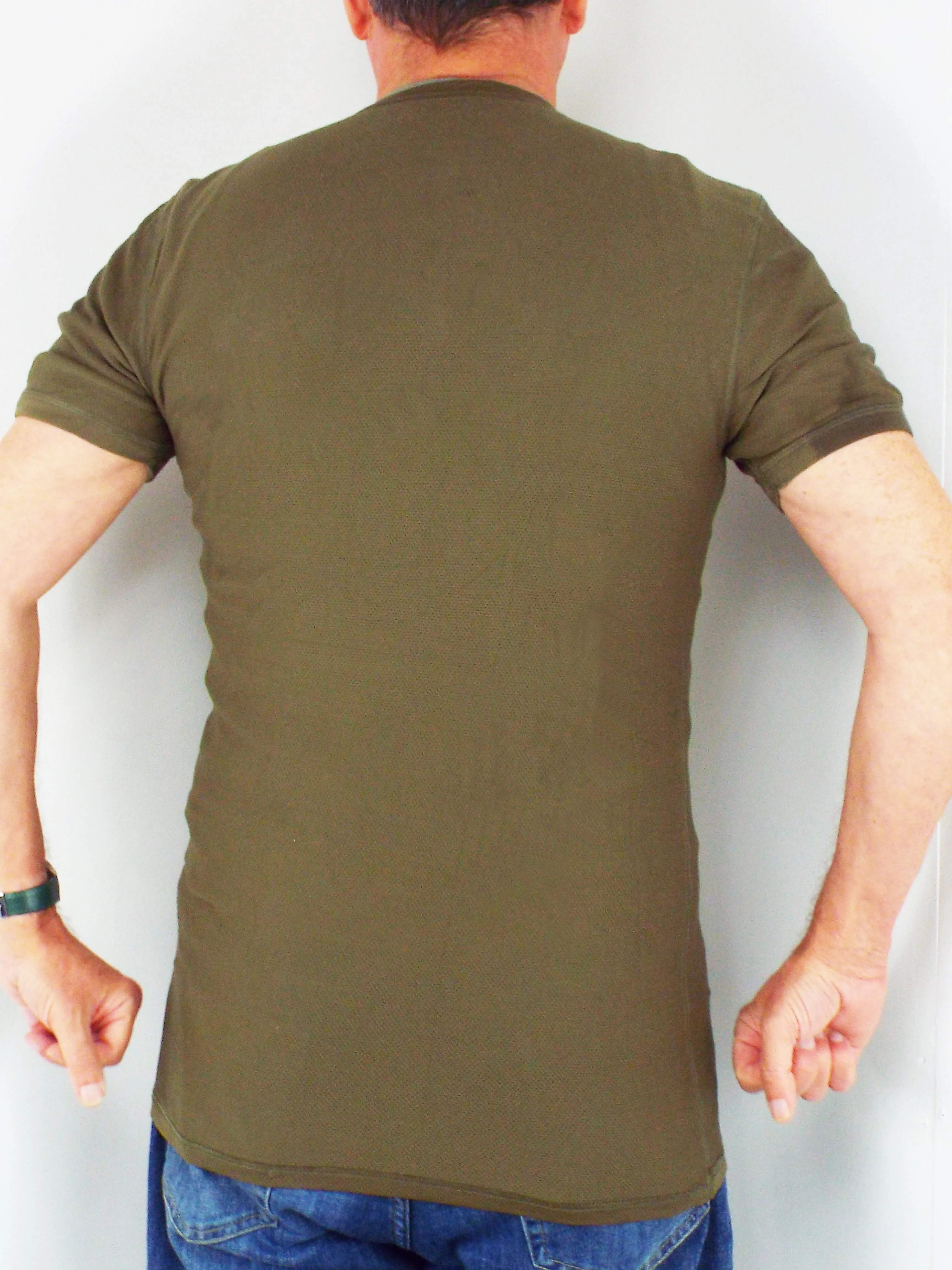 Austrian Army -  Base Layer Wicking T-Shirt - Grade 1 - Olive Green