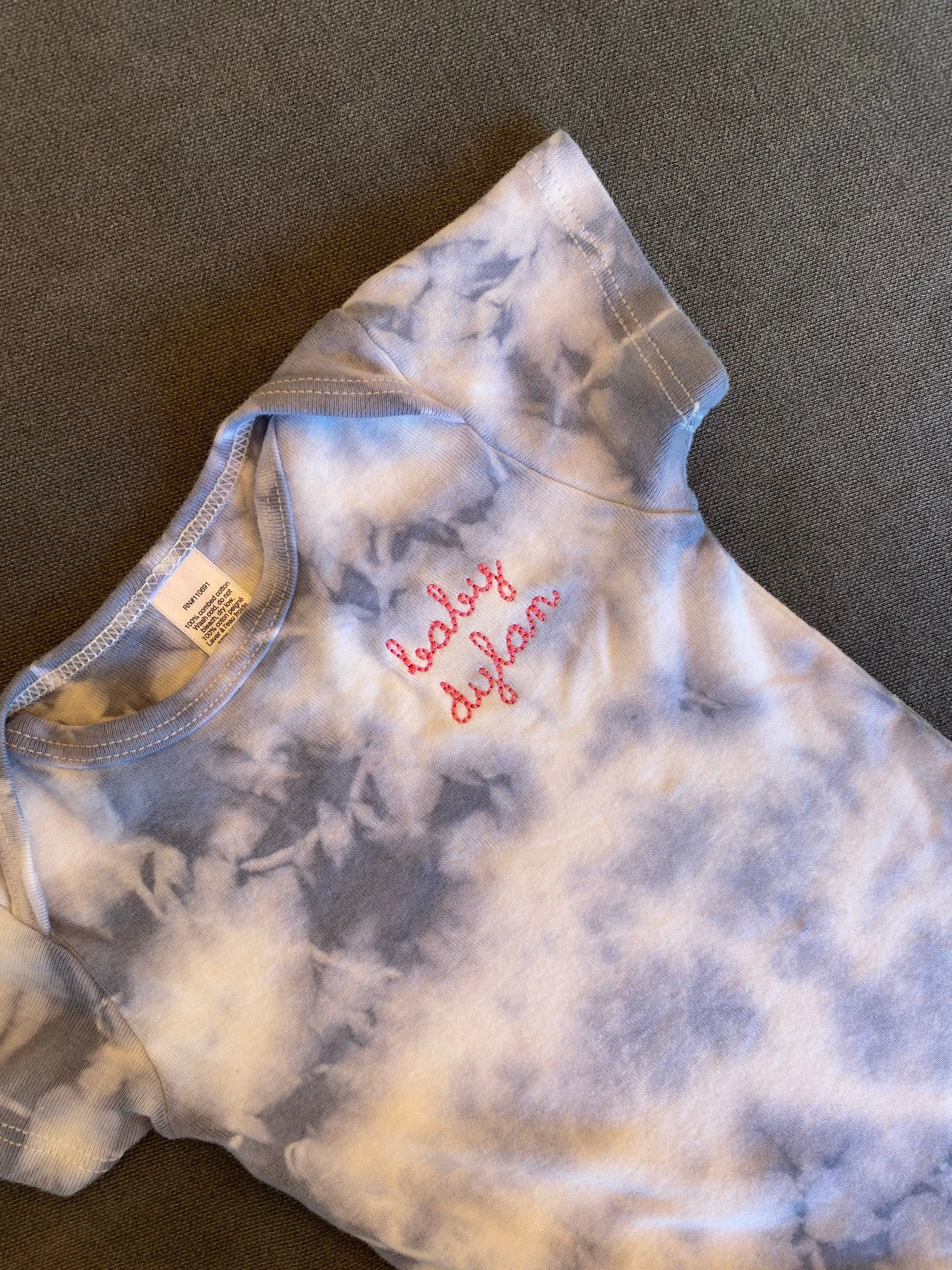 Baby Tie-Dye Shortsleeve Onesie