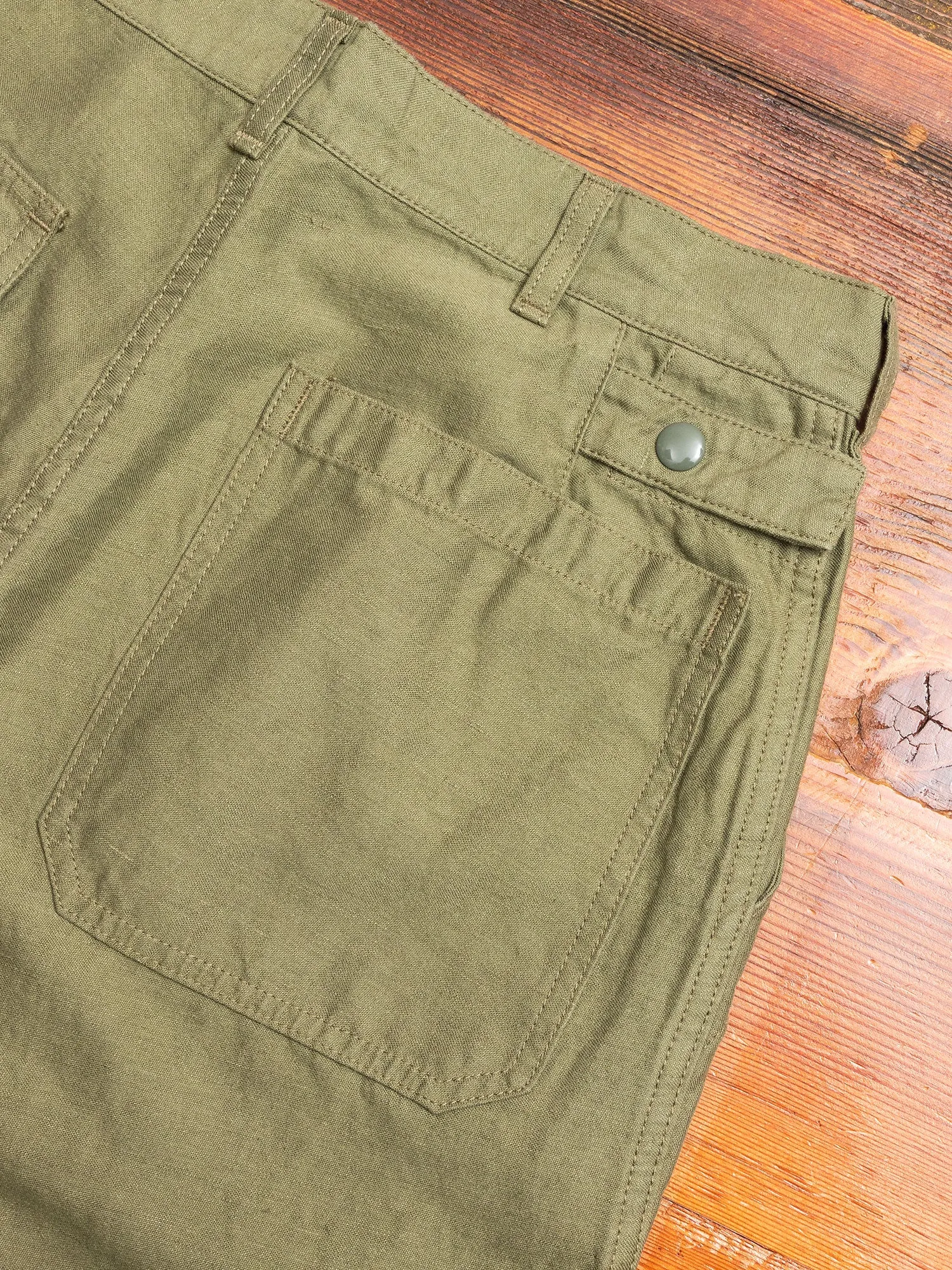 Baker Utility Military Pants in Olive