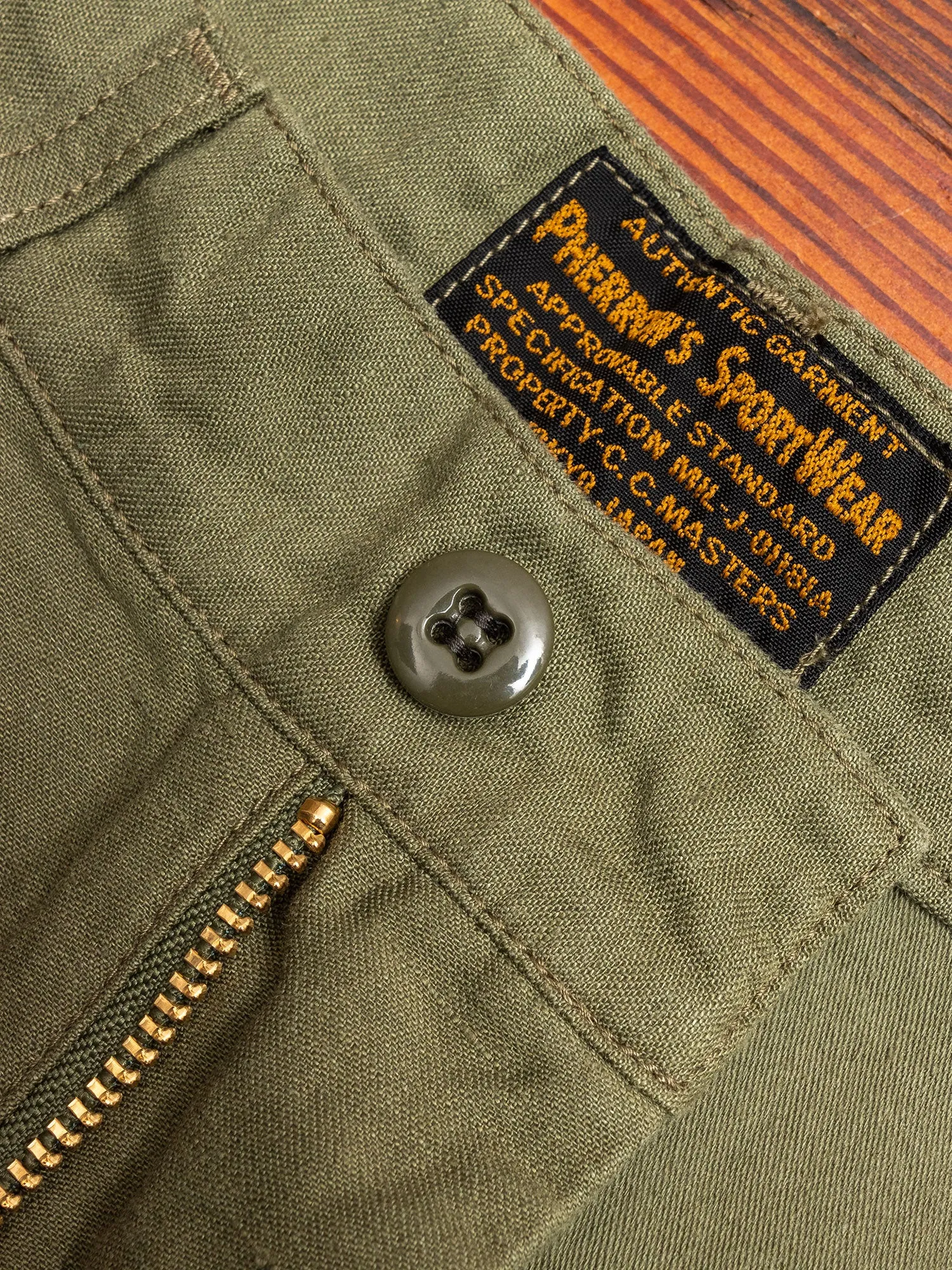 Baker Utility Military Pants in Olive