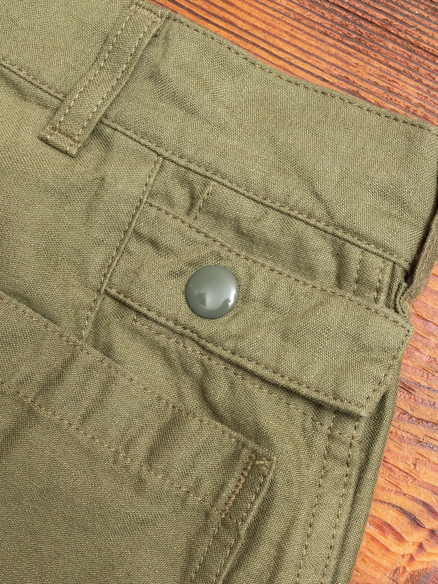 Baker Utility Military Pants in Olive