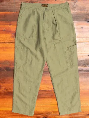 Baker Utility Military Pants in Olive