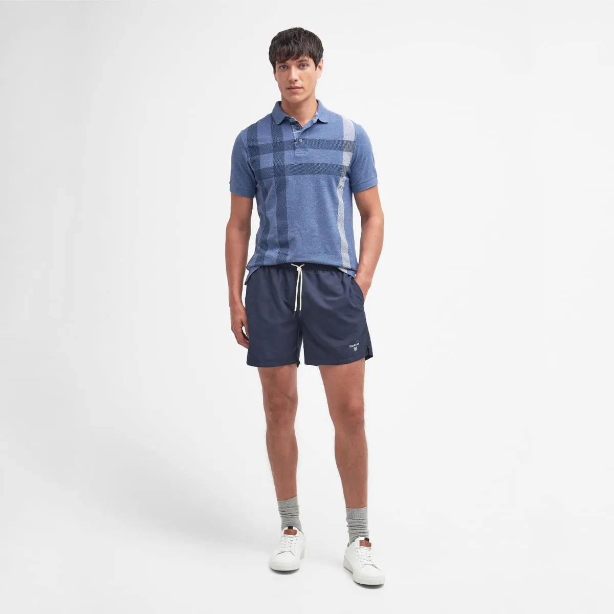 Barbour Staple Logo Swim Men's Shorts | Navy