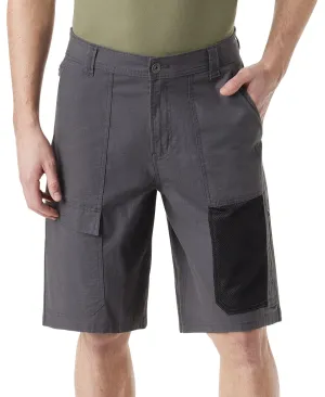 Bass Outdoor Mens Regular fit Cargo Shorts 34 / 11 Grey Solid