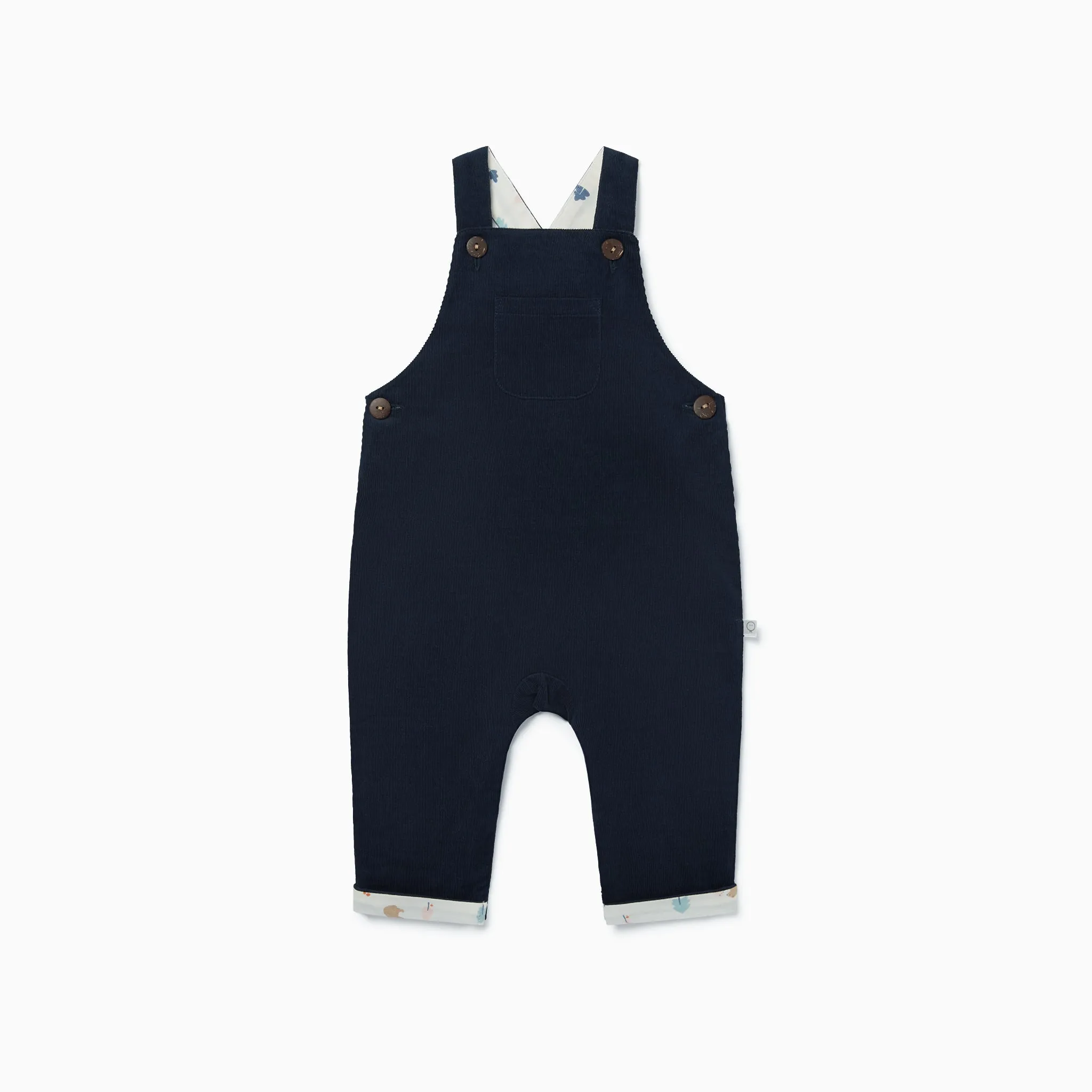 Bear-Lined Corduroy Dungarees