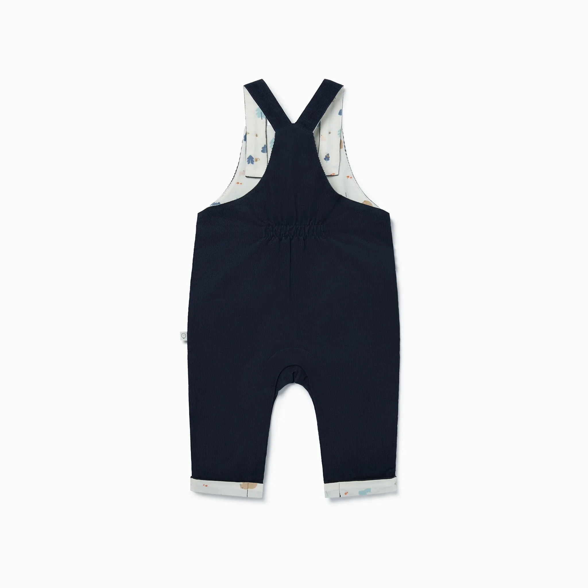 Bear-Lined Corduroy Dungarees