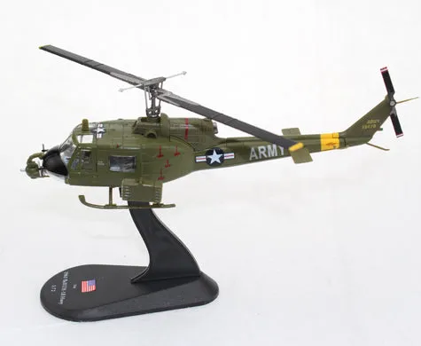 Bell UH-1B Iroquois (Huey - Heavy Hog) 128th AHC – Vietnam War 1968 1:72 Scale Diecast Model