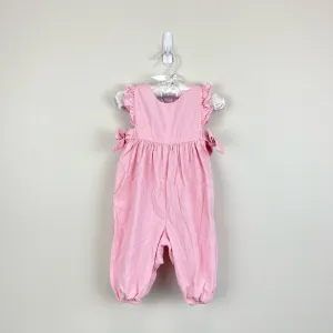 Bella Bliss Pink Corduroy Berkley Overalls 6 Months