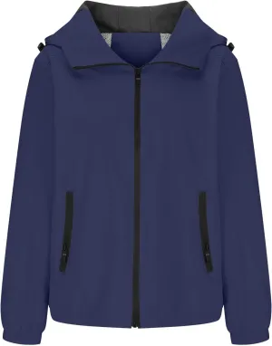 Bidobibo Waterproof Rain Jacket Women Lightweight Windbreaker with Hood Womens Long Sleeve Hooded Casual Outwear Jackets