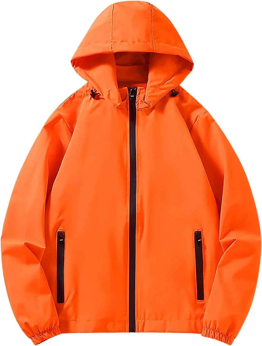 Bidobibo Waterproof Rain Jacket Women Lightweight Windbreaker with Hood Womens Long Sleeve Hooded Casual Outwear Jackets