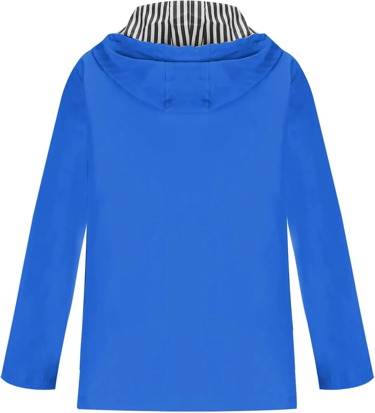 Bidobibo Women's Raincoats Waterproof Hooded Outdoor Sport Rain Jacket Trench Coat Windbreaker Windbreaker Jackets for Women