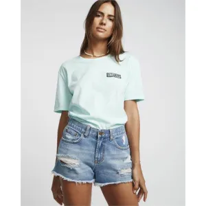 Billabong Drift Away  Women Lifestyle Short Indigo Rinse S3Wk24-2881