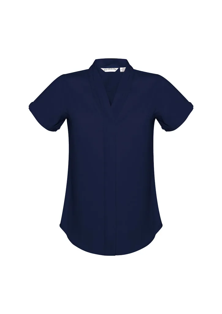 Biz Collection Ladies Madison Short Sleeve Blouse  - S628LS
