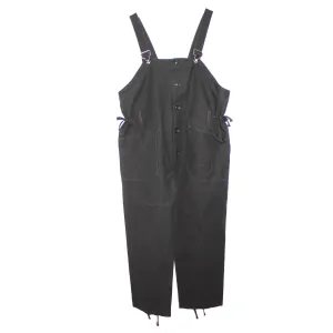 Black Canvas Overalls