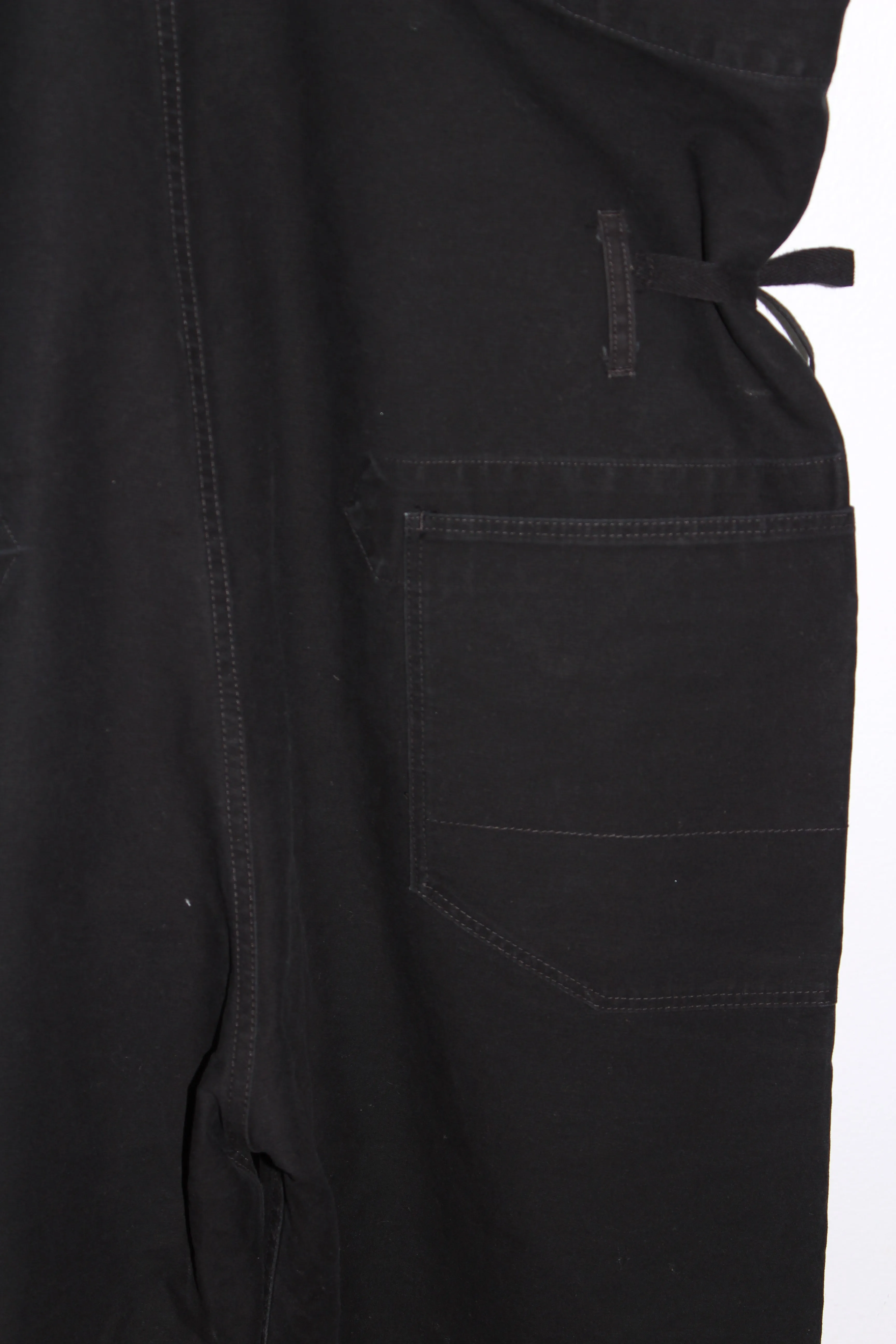 Black Canvas Overalls