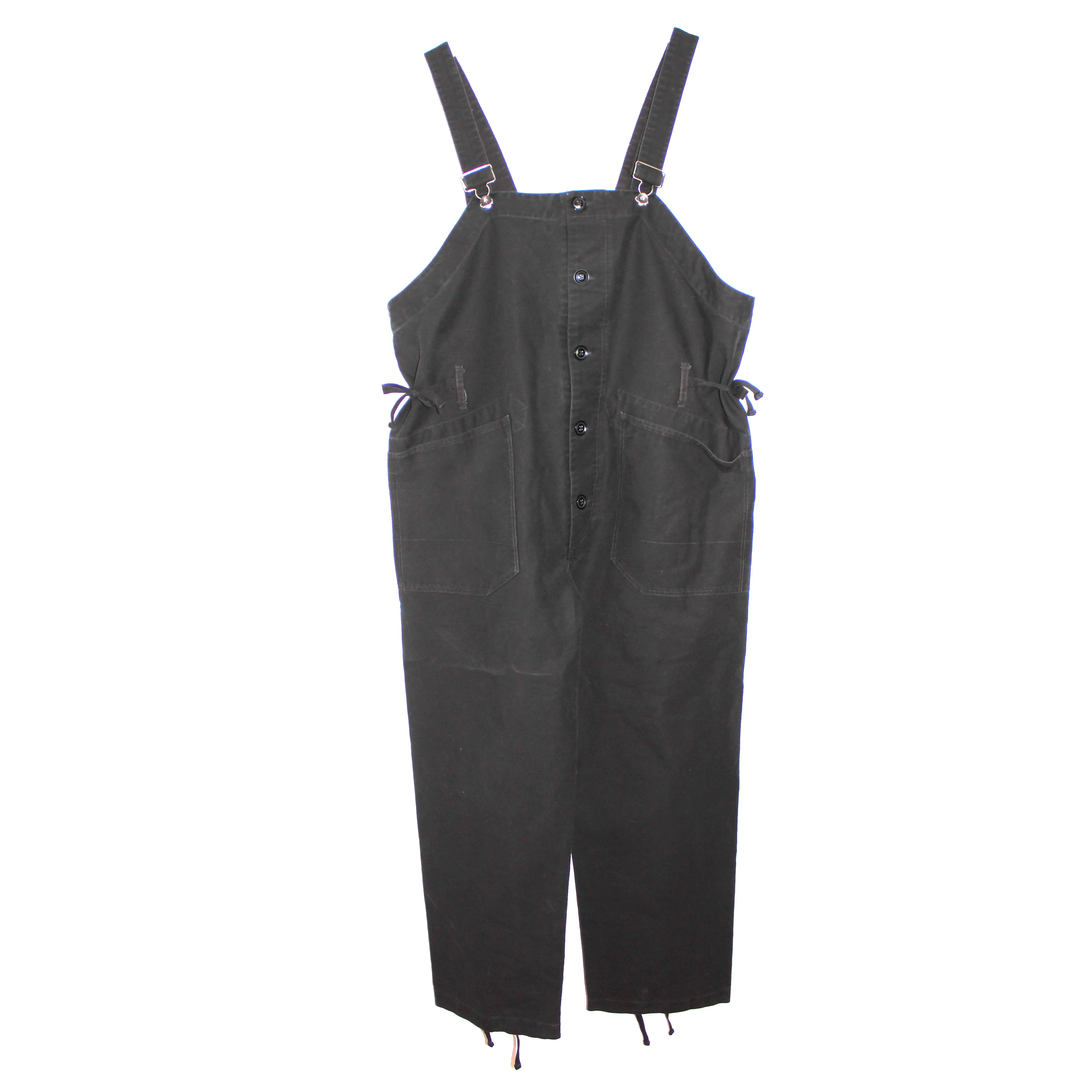 Black Canvas Overalls
