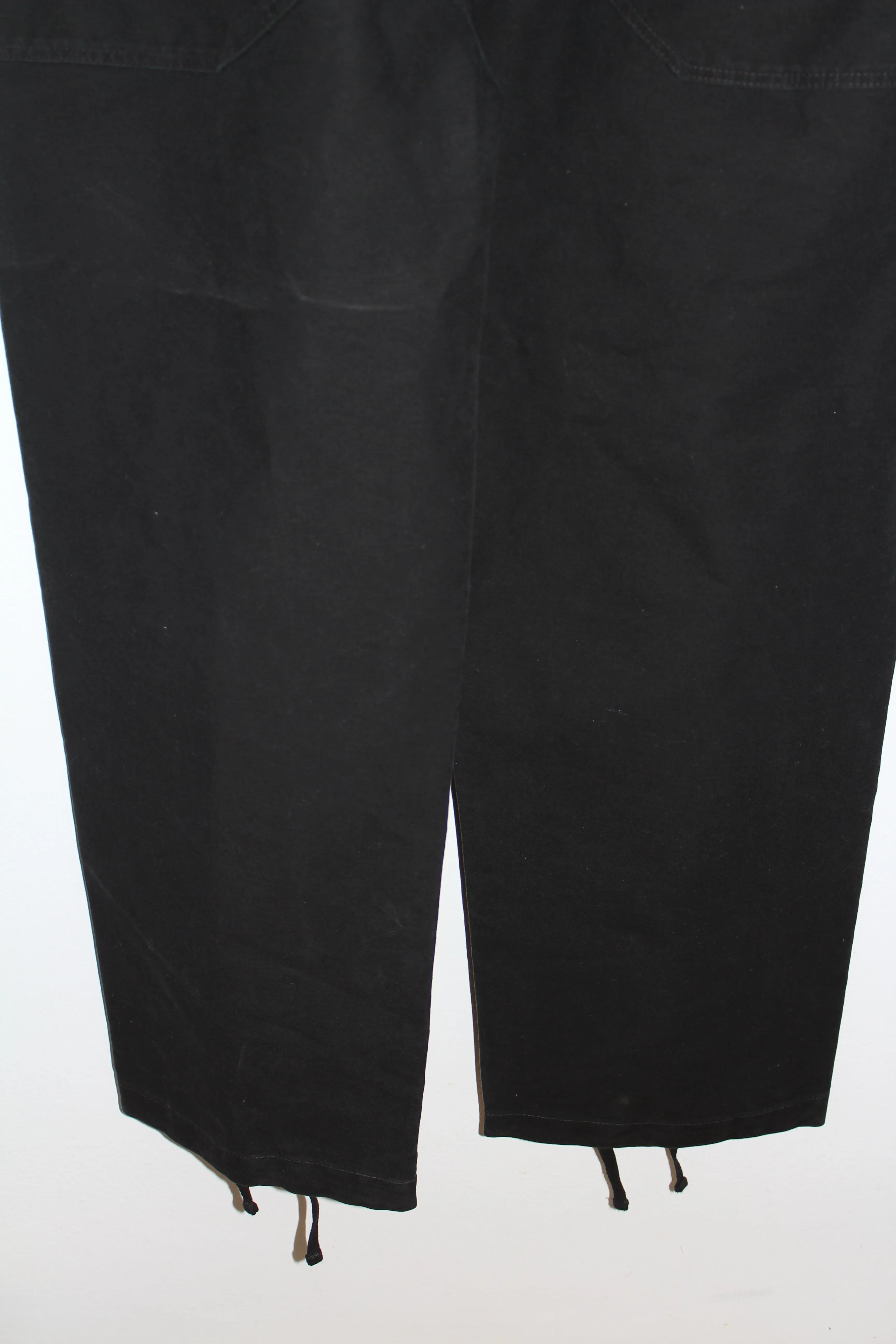 Black Canvas Overalls