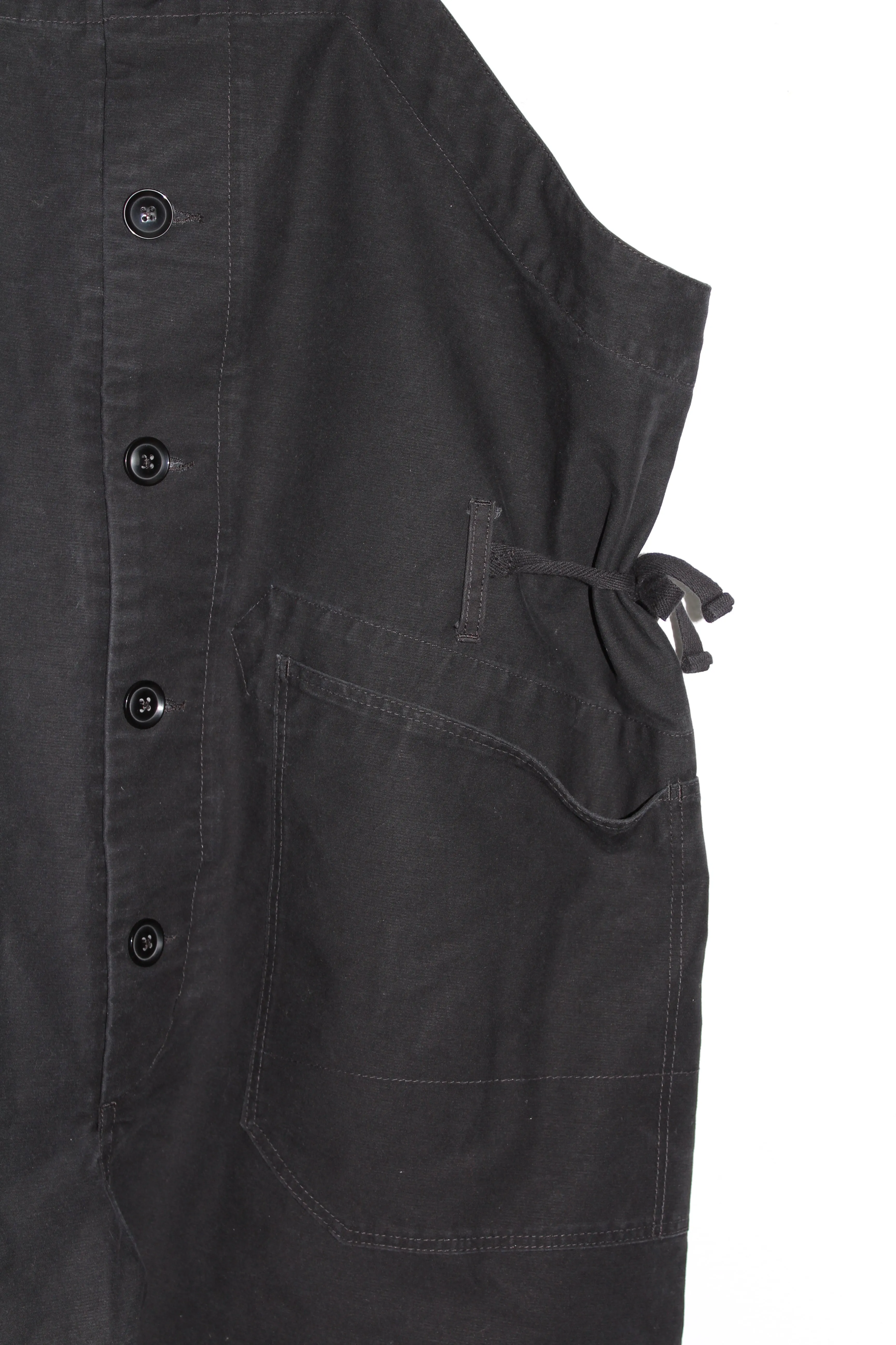 Black Canvas Overalls