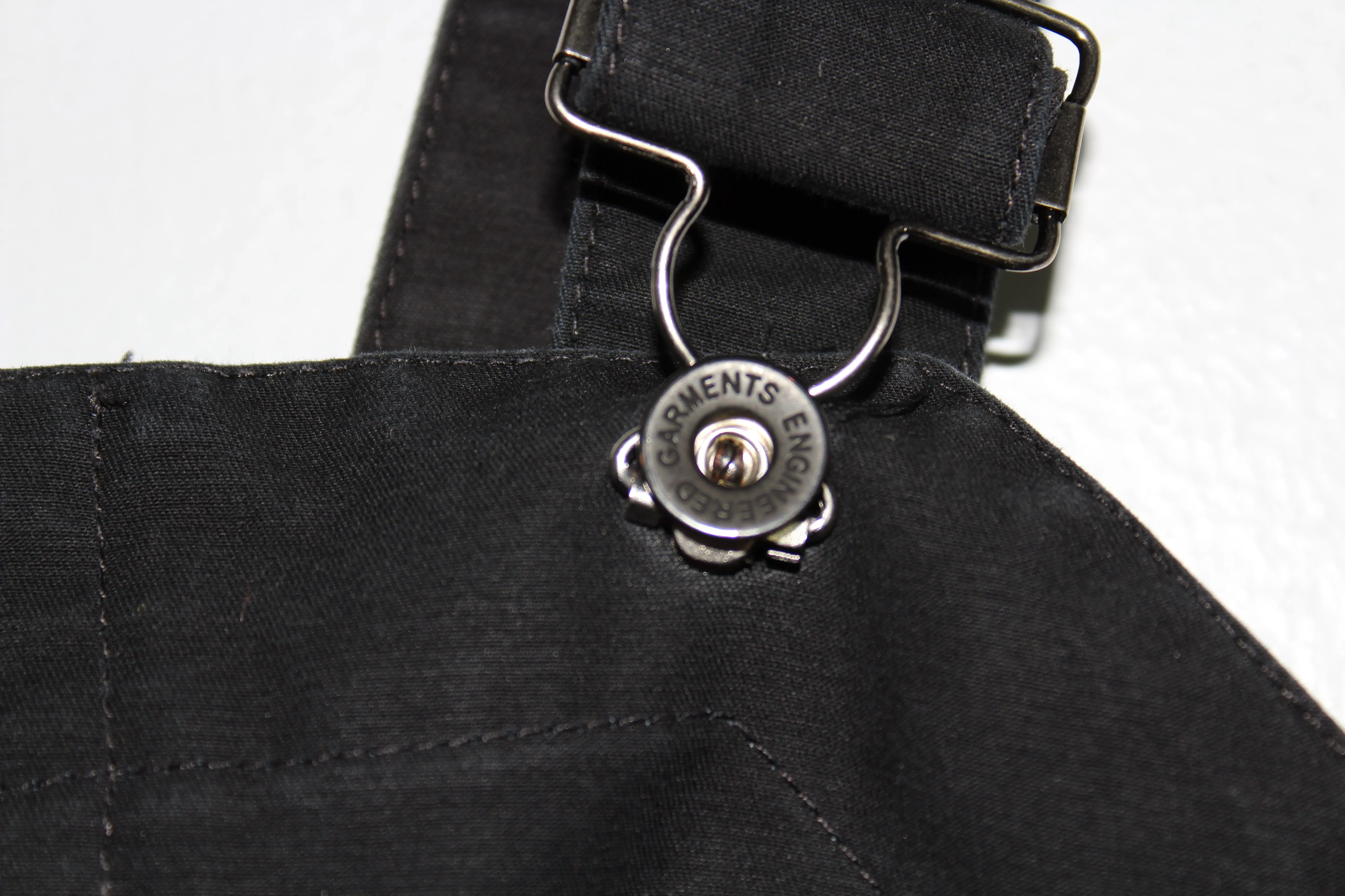 Black Canvas Overalls