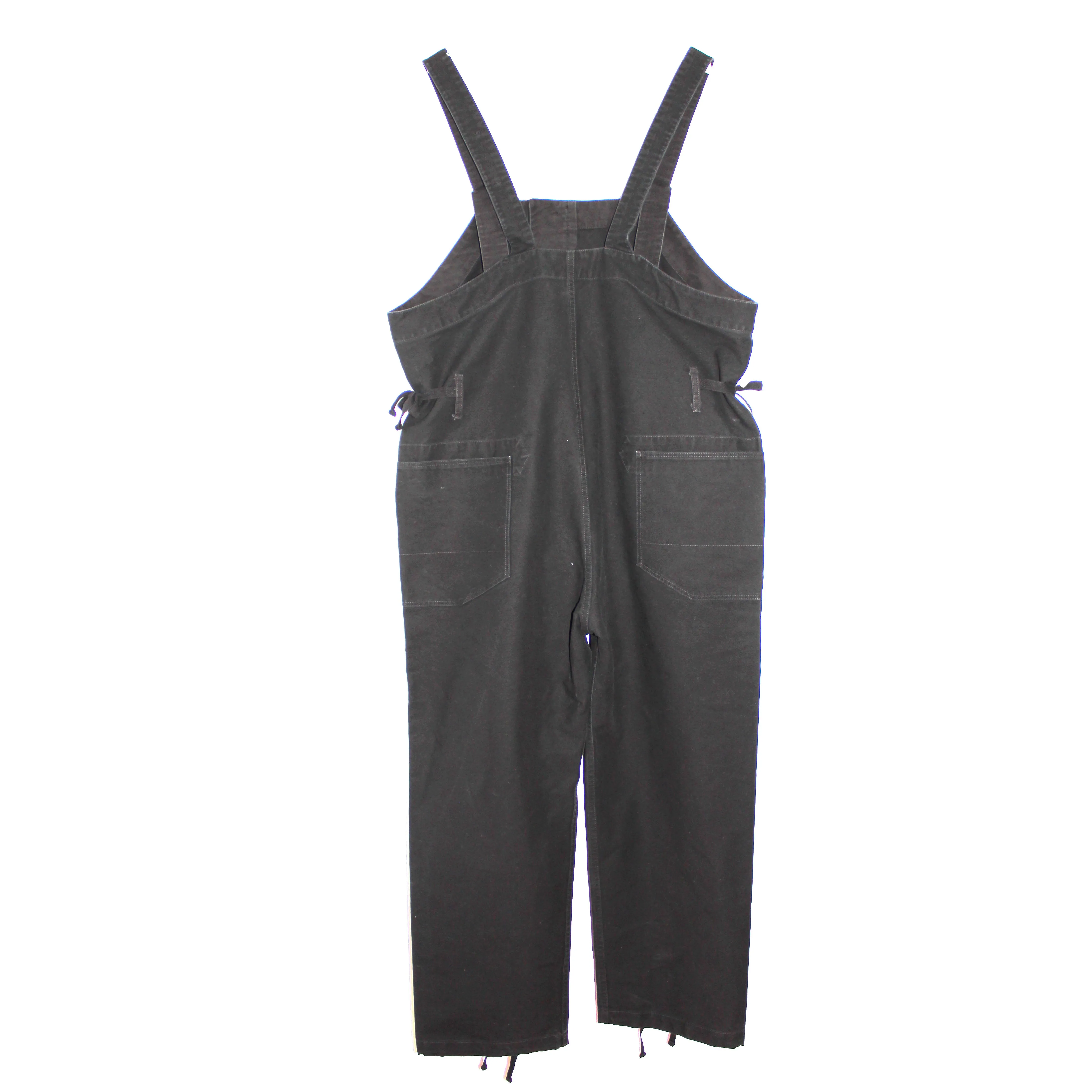 Black Canvas Overalls