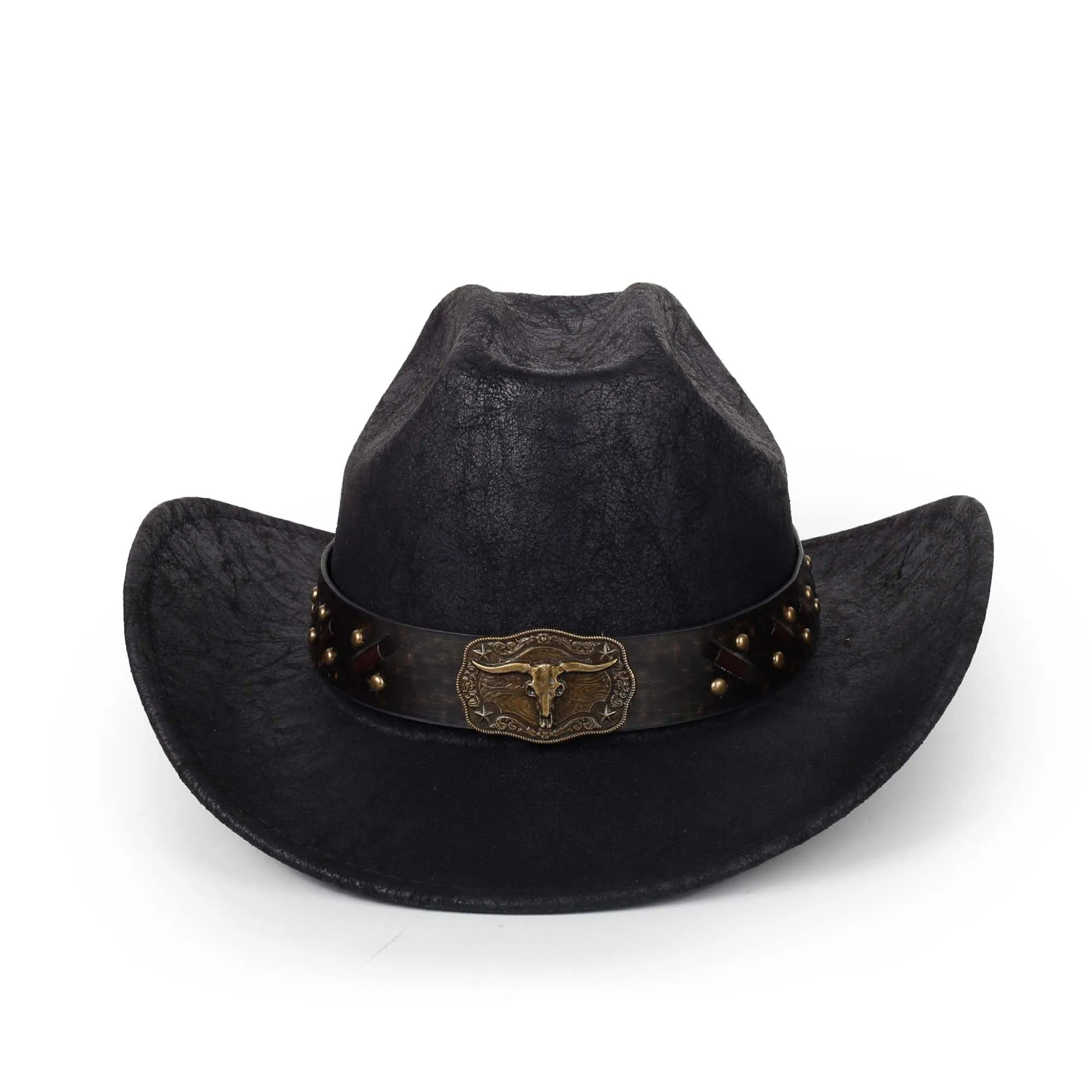 Black Deluxe Cowboy Hat for Adults