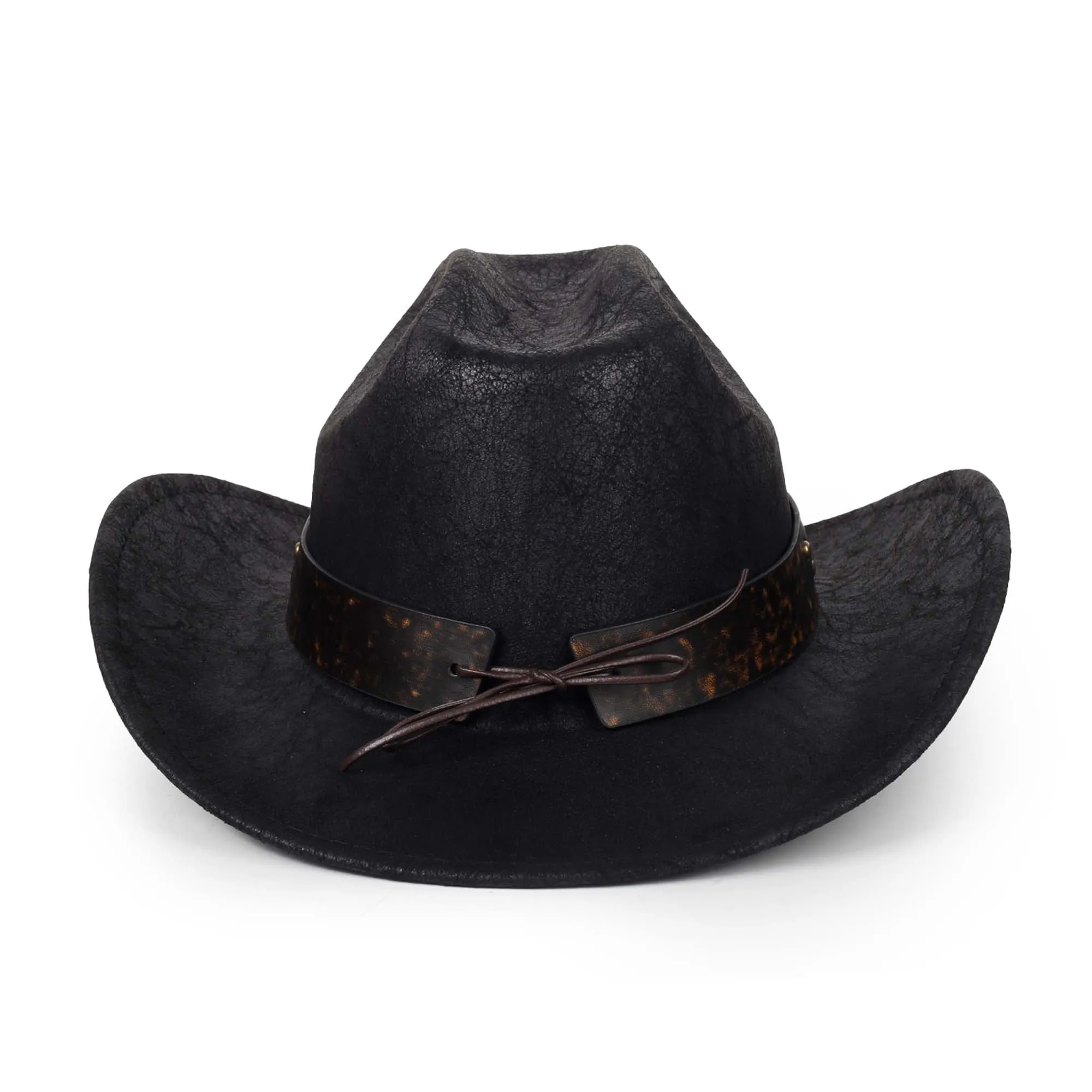 Black Deluxe Cowboy Hat for Adults