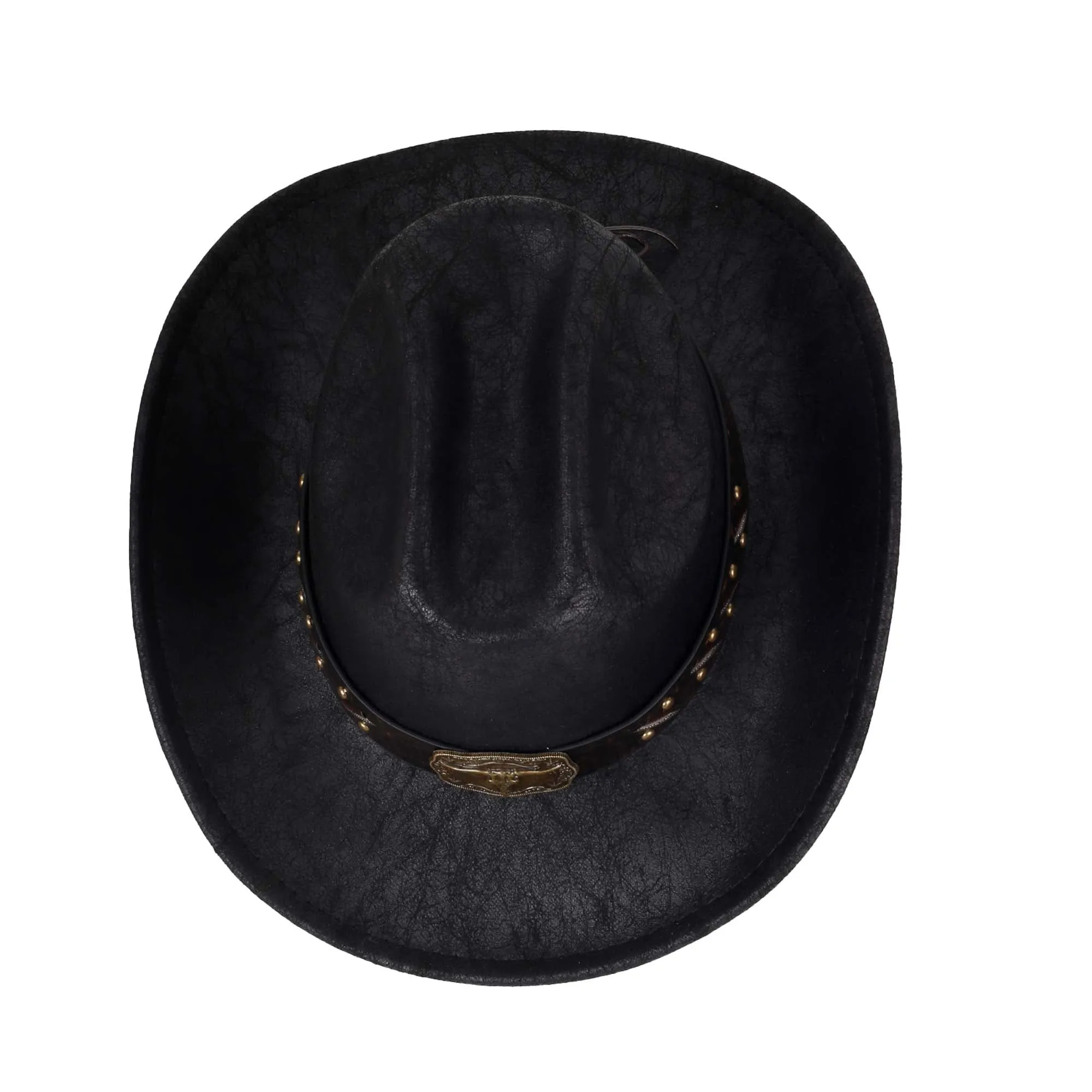 Black Deluxe Cowboy Hat for Adults