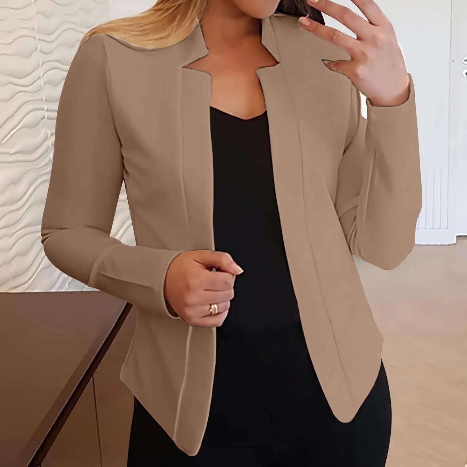 Blazers for Women Business Casual Fashion Fall Long Sleeve Petite Blazer Dressy Work Suit Jackets Office Attire