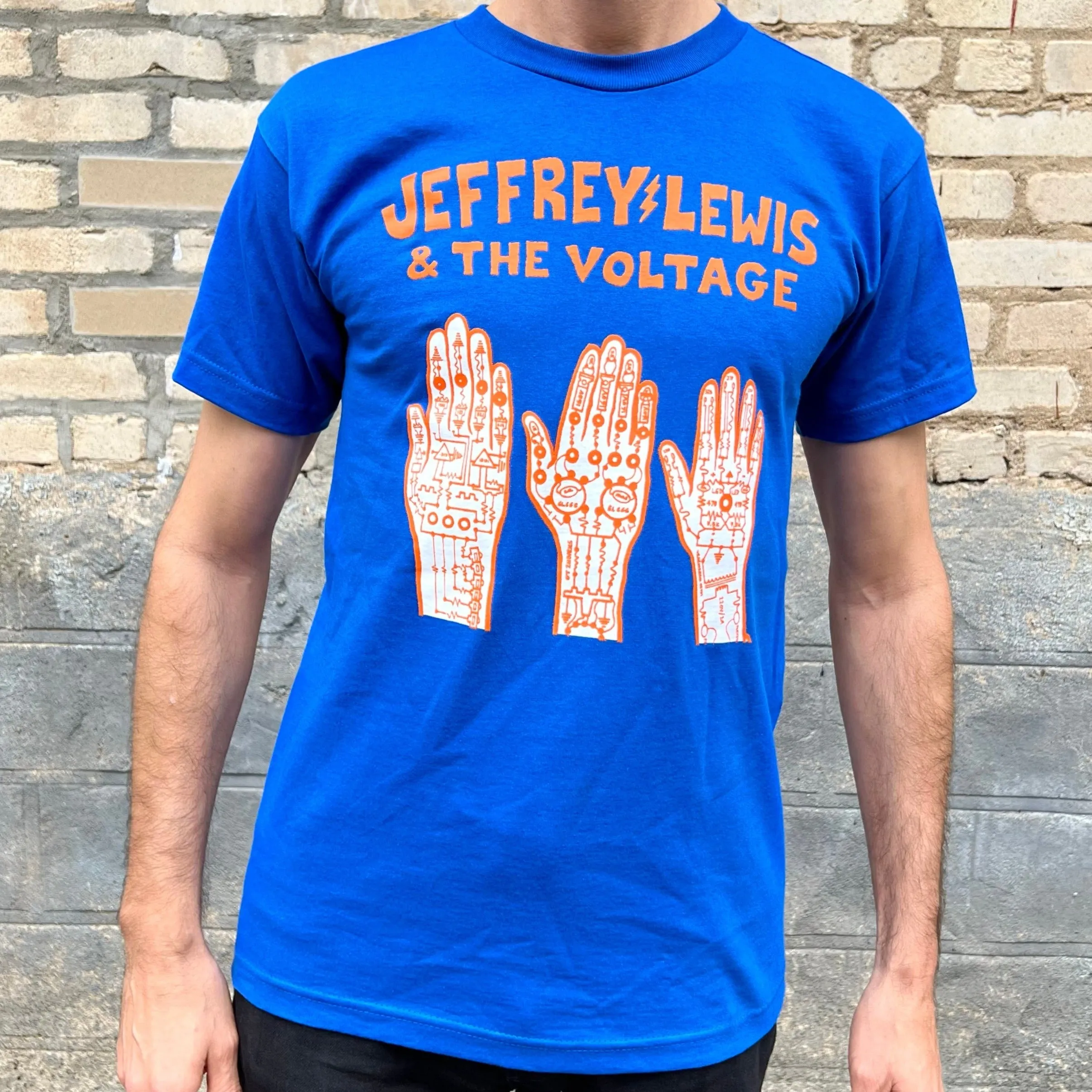 (Blue) - 2022 Jeffrey Lewis & The Voltage Shirt!