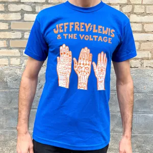 (Blue) - 2022 Jeffrey Lewis & The Voltage Shirt!