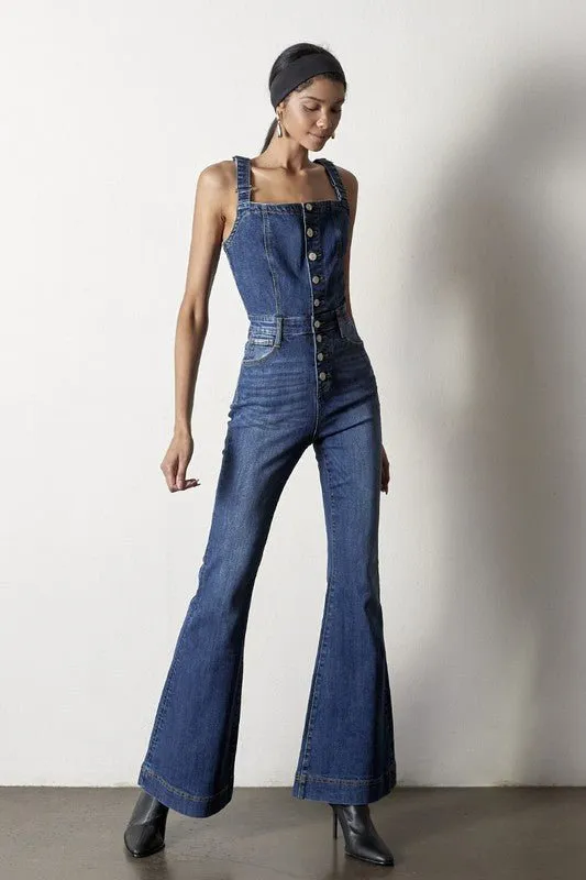 Blue Denim Overalls