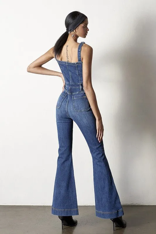 Blue Denim Overalls