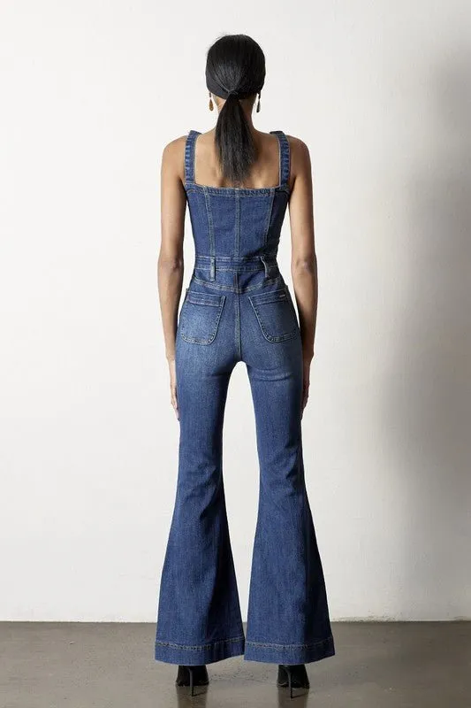 Blue Denim Overalls