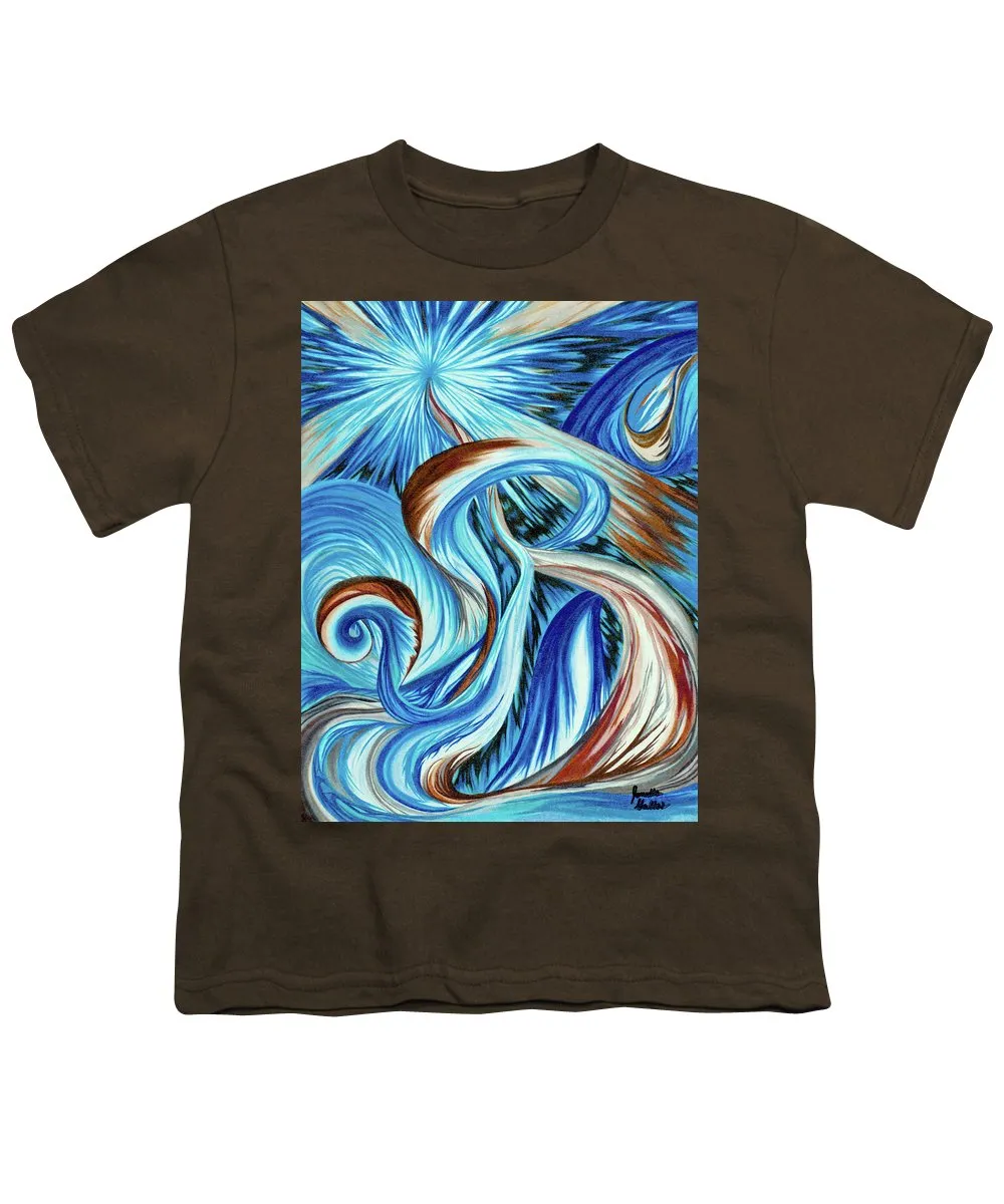 Blue Energy Burst - Youth T-Shirt