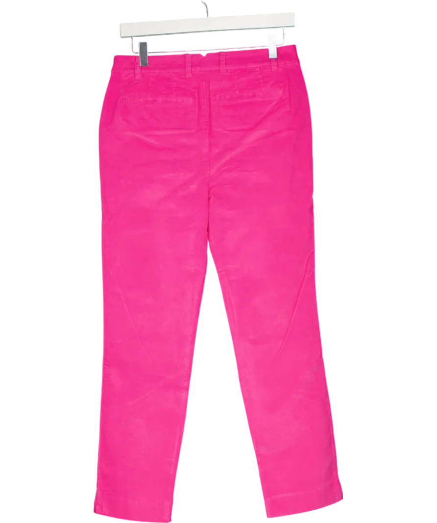 Boden Pink Wellington Corduroy Trousers UK 10
