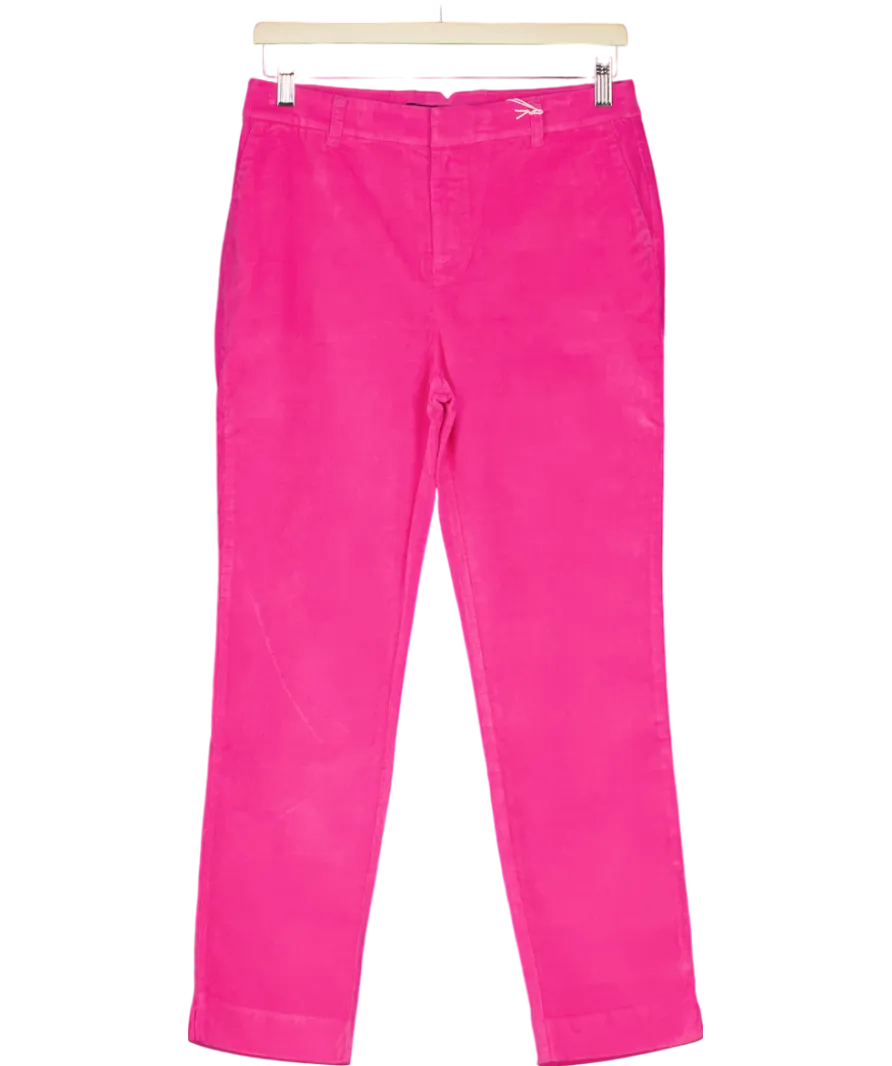 Boden Pink Wellington Corduroy Trousers UK 10