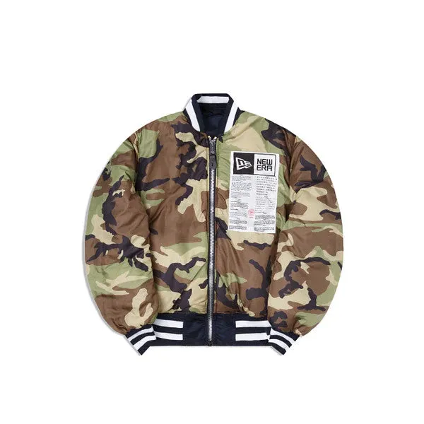 BOSTON RED SOX MEN'S ALPHA INDUSTRIES REVERSIBLE BOMBER JACKET