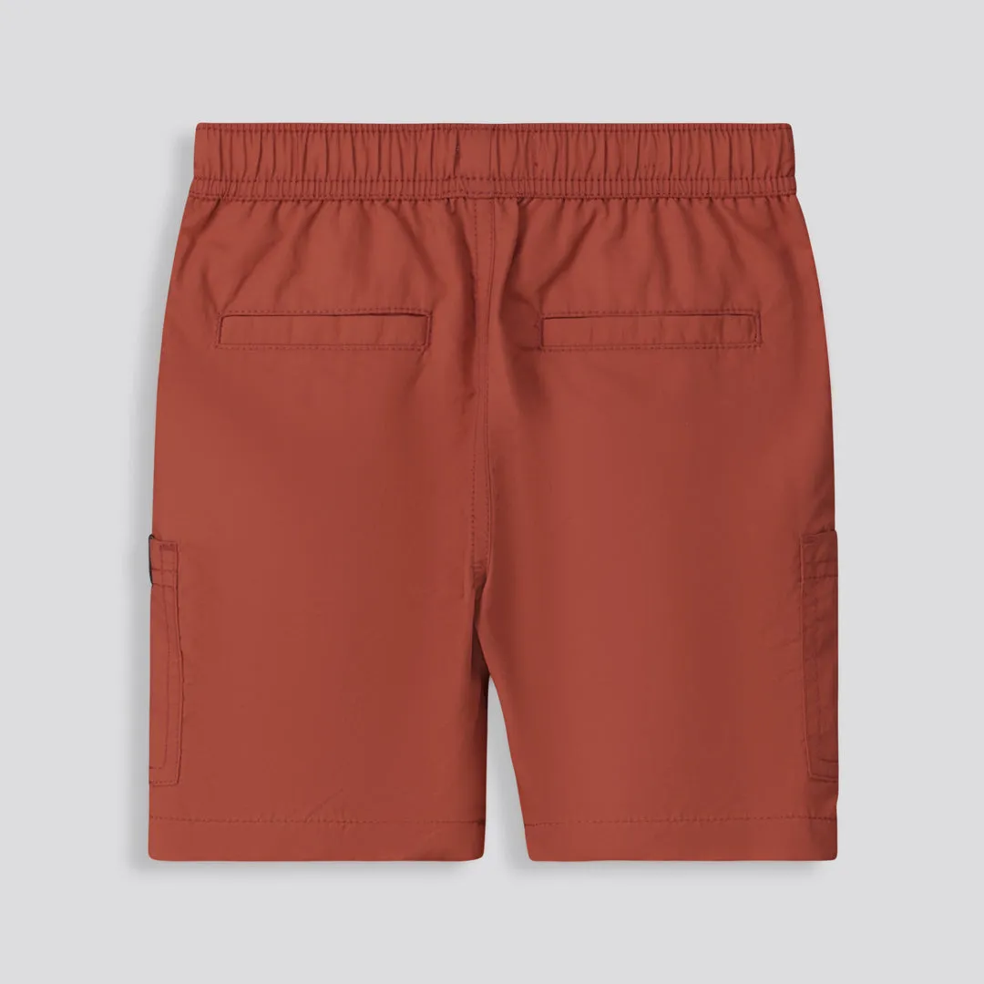 Boys Cargo Shorts _ 153140 _ Rust