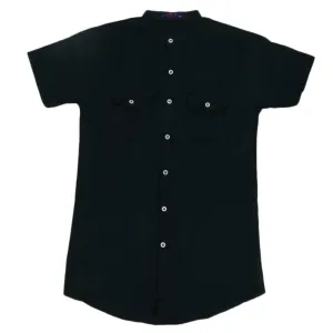 Boys Casual Half Sleeves Shirt - Dark Green