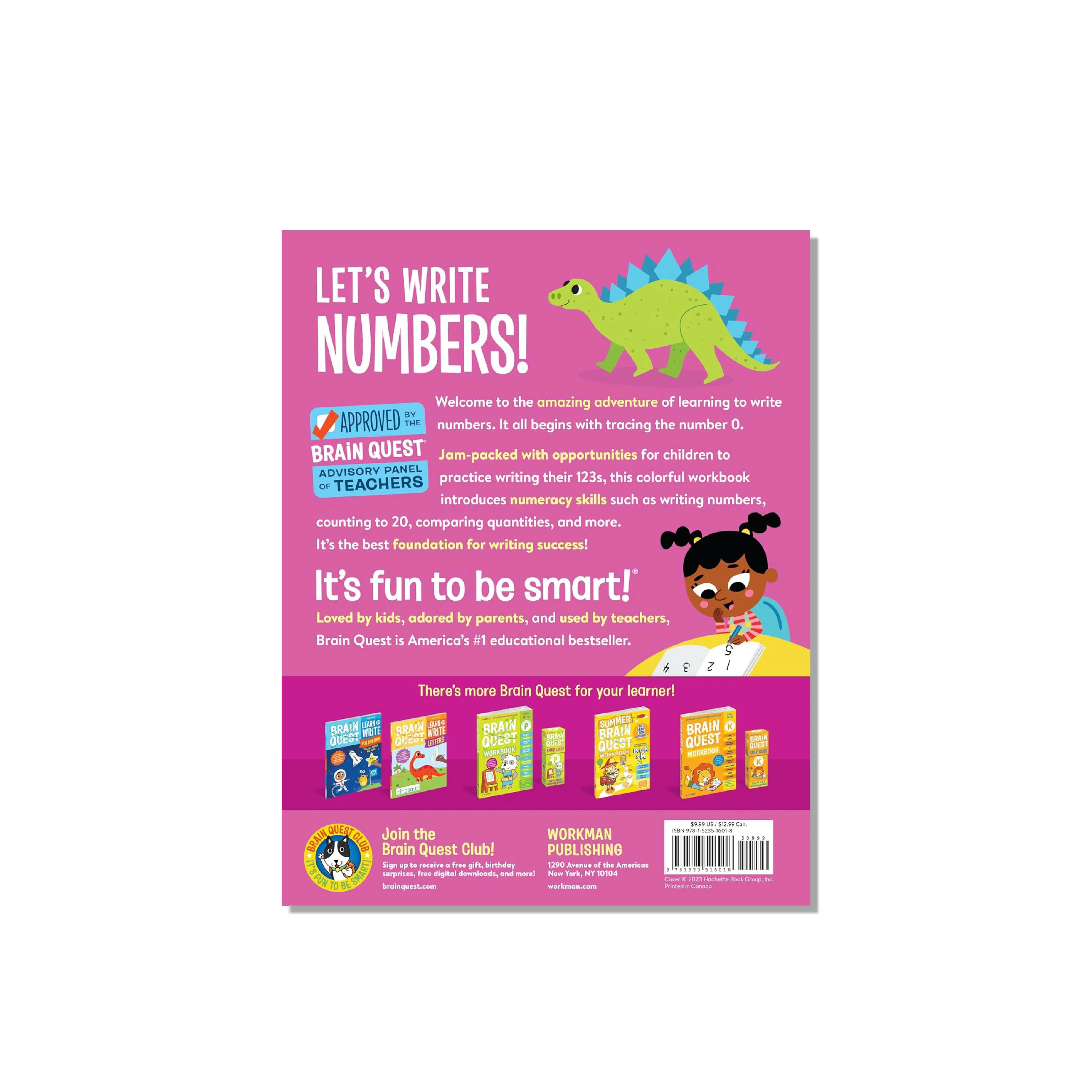 Brain Quest Learn to Write: Numbers