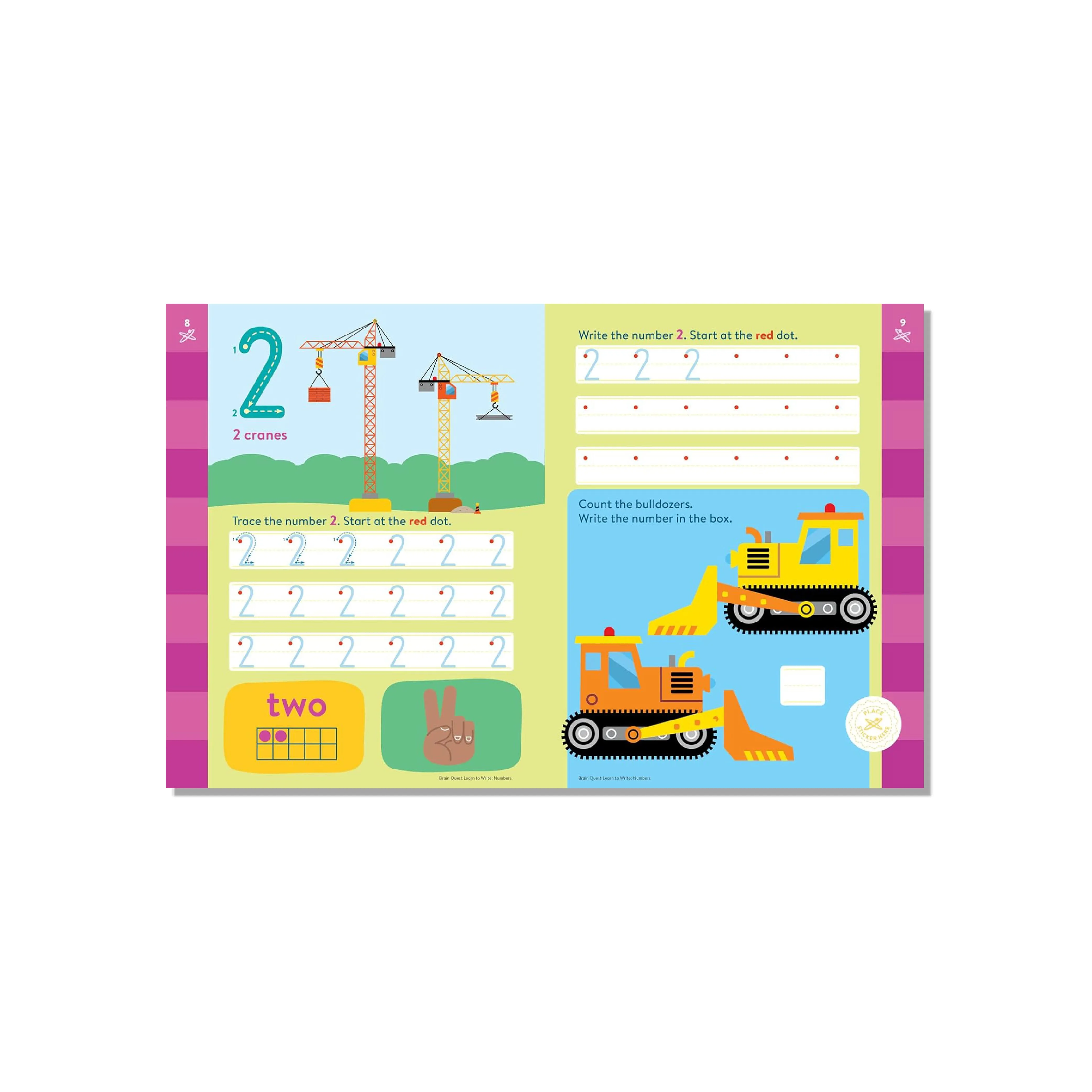 Brain Quest Learn to Write: Numbers