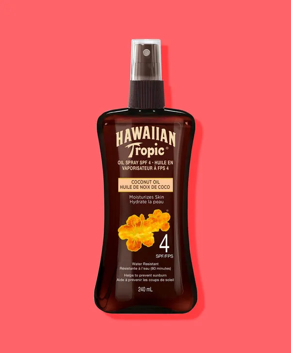 Brand New Hawaiian Tropic Sunscreen Oil Pump Spray SPF 4