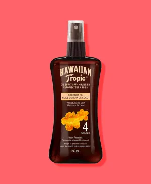 Brand New Hawaiian Tropic Sunscreen Oil Pump Spray SPF 4
