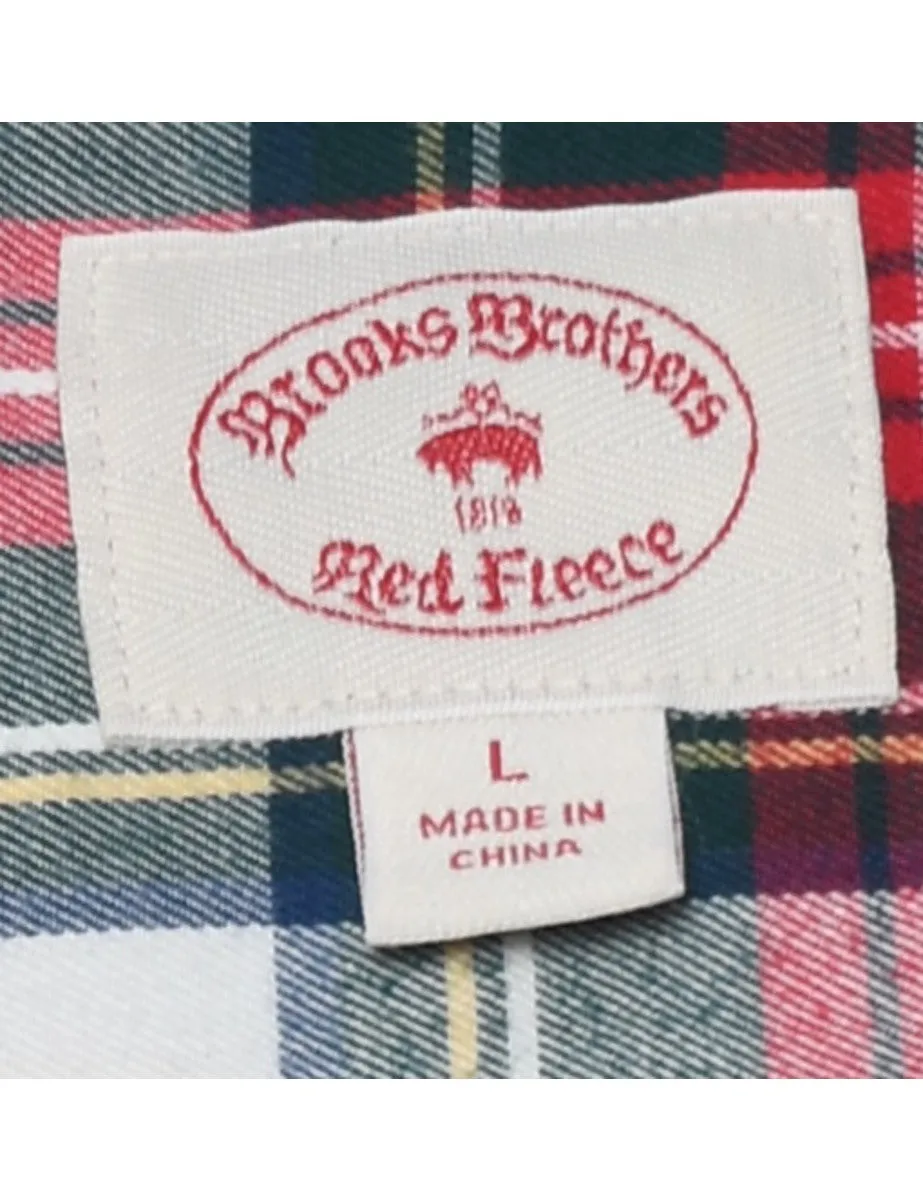 Brooks Brothers Multi-Colour Checked Shirt - L