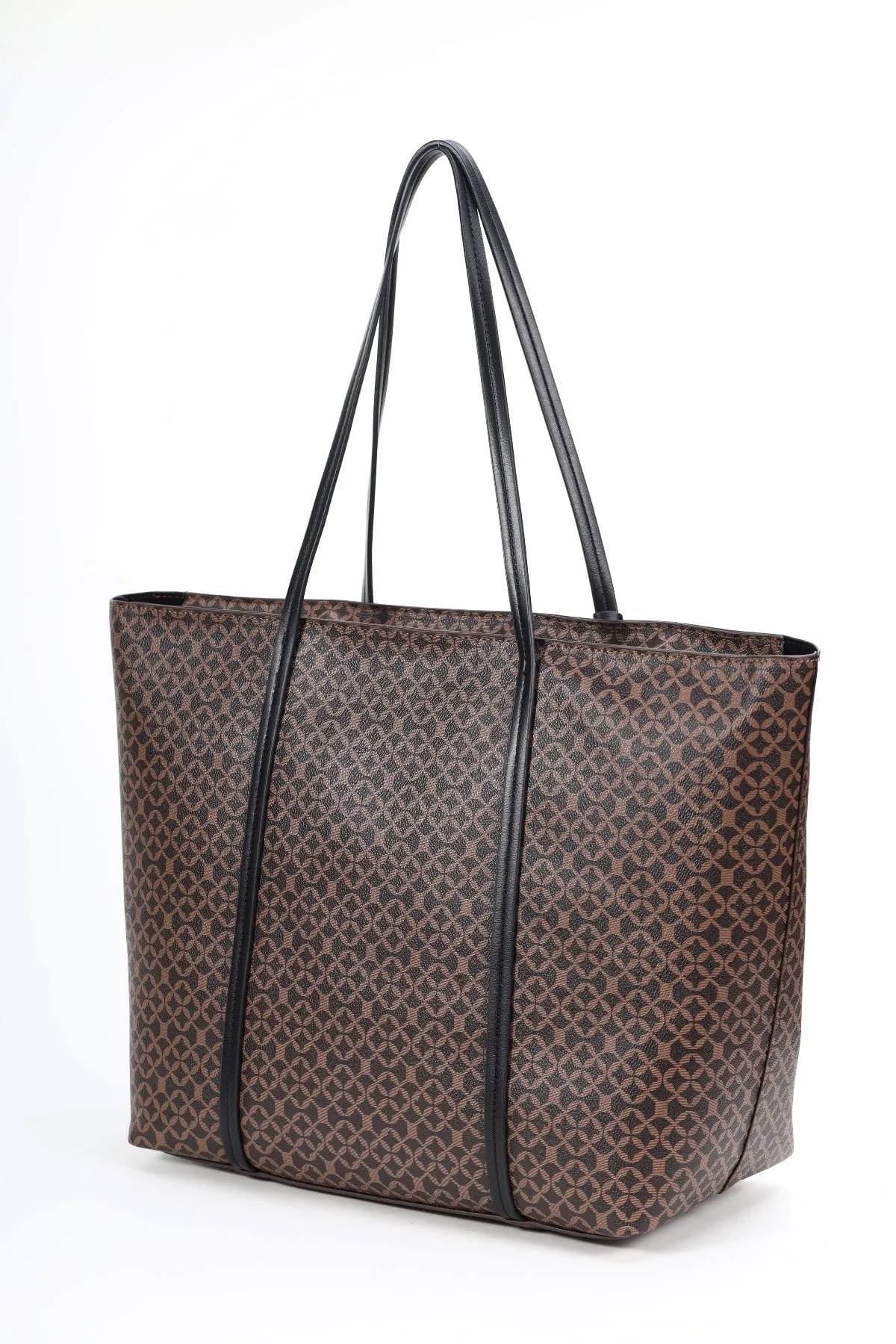 Brown Print Everyday Shopper