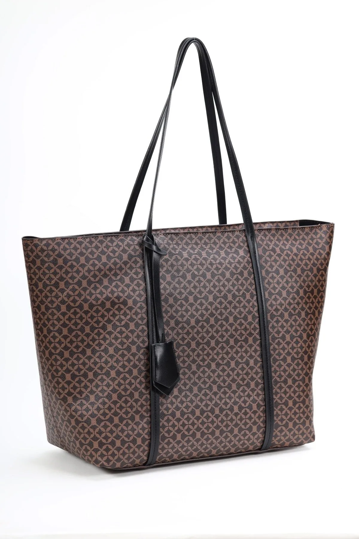 Brown Print Everyday Shopper