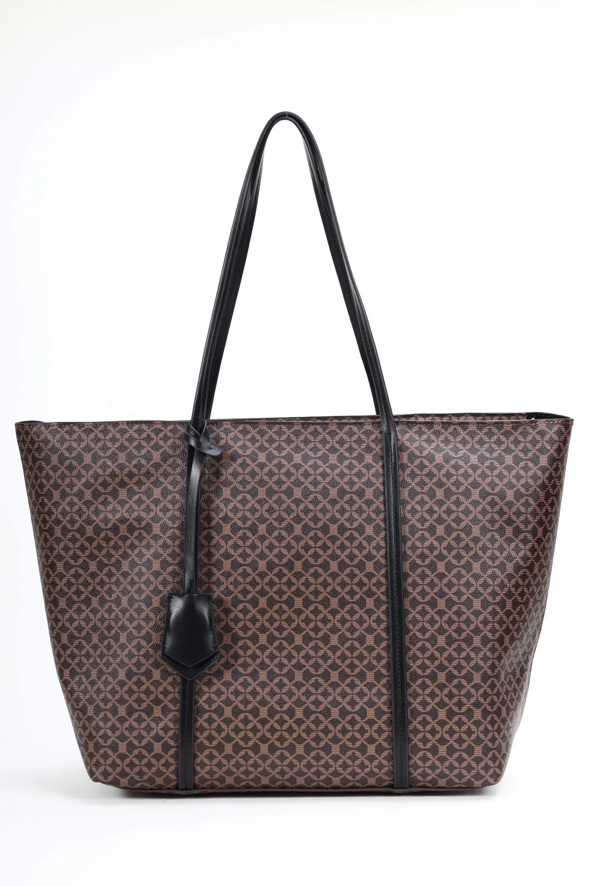 Brown Print Everyday Shopper